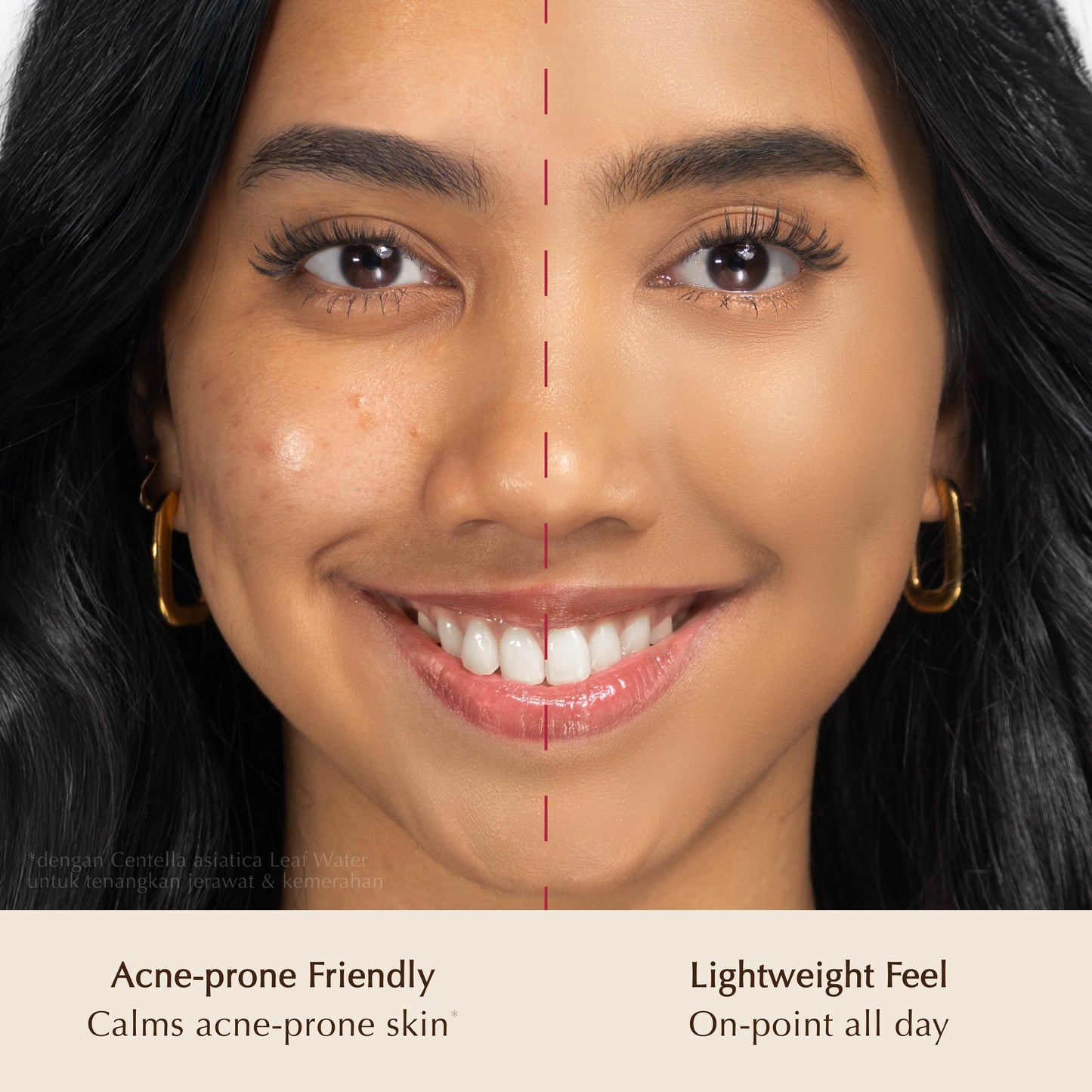 NEW Concealer - Panthenol All Day Cover Concealer | Medium-to-High Coverage | Tekstur Ringan | Melembapkan | Tidak dempul | Tidak geser | Creamy | Make Up