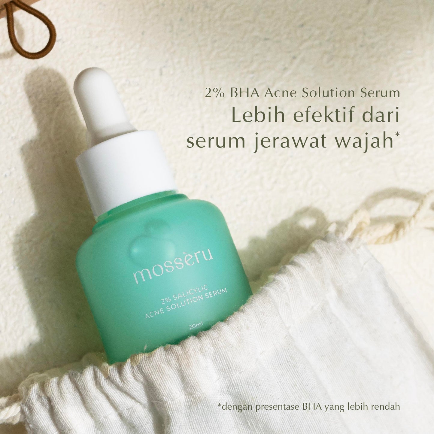 2% Salicylic Acne Solution Serum | Anti jerawat | Meredakan Jerawat | Salicylic Acid | Niacinamide | Serum Jerawat | Gentle Exfoliator | Mengurangi kemerahan | Membersihkan Pori | Mencerahkan kulit kusam | Menenangkan kulit sensitif