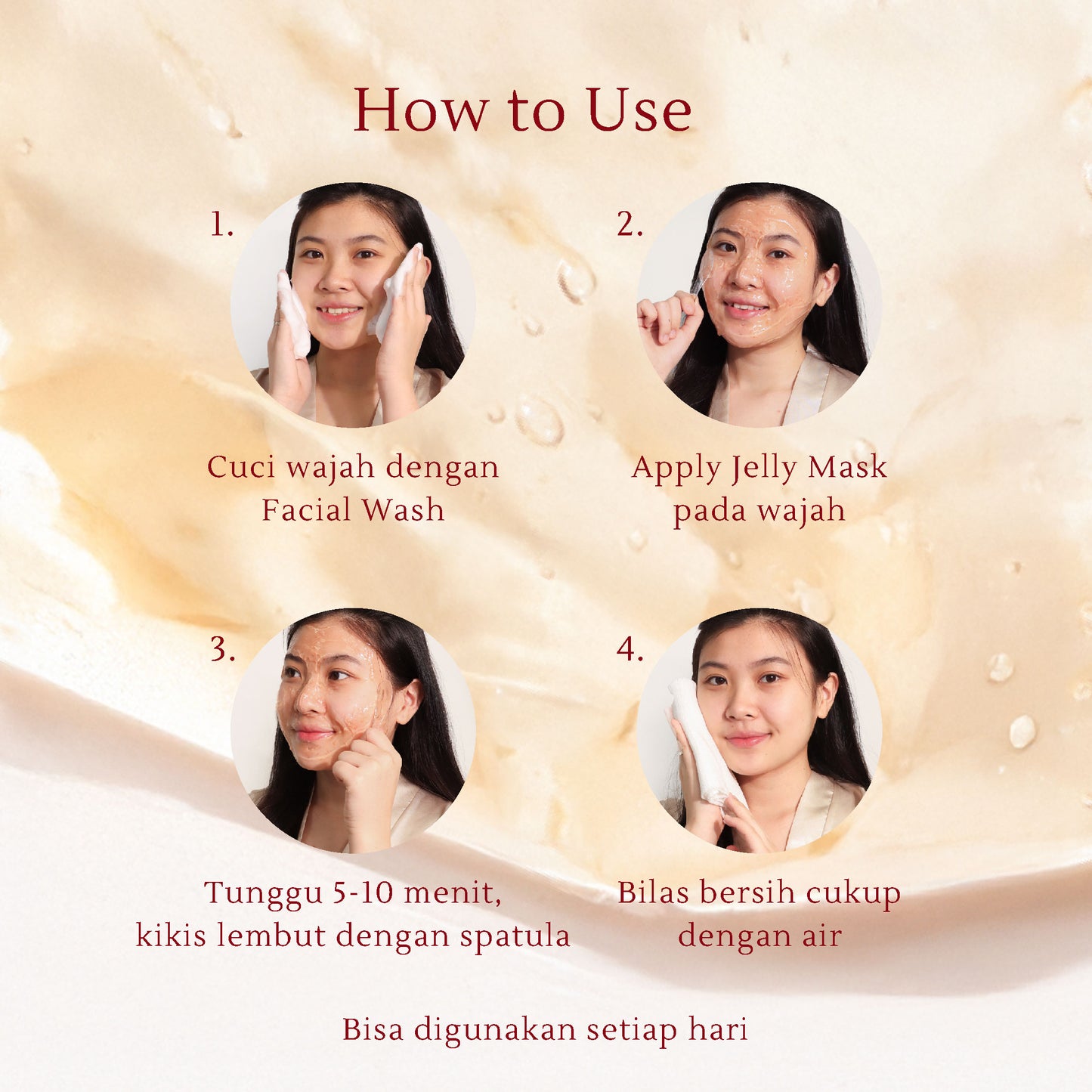Moisturize Rose Jelly Mask 300 ml + Salicylic Acid Anti-Acne Foaming Cleanser 150 ml