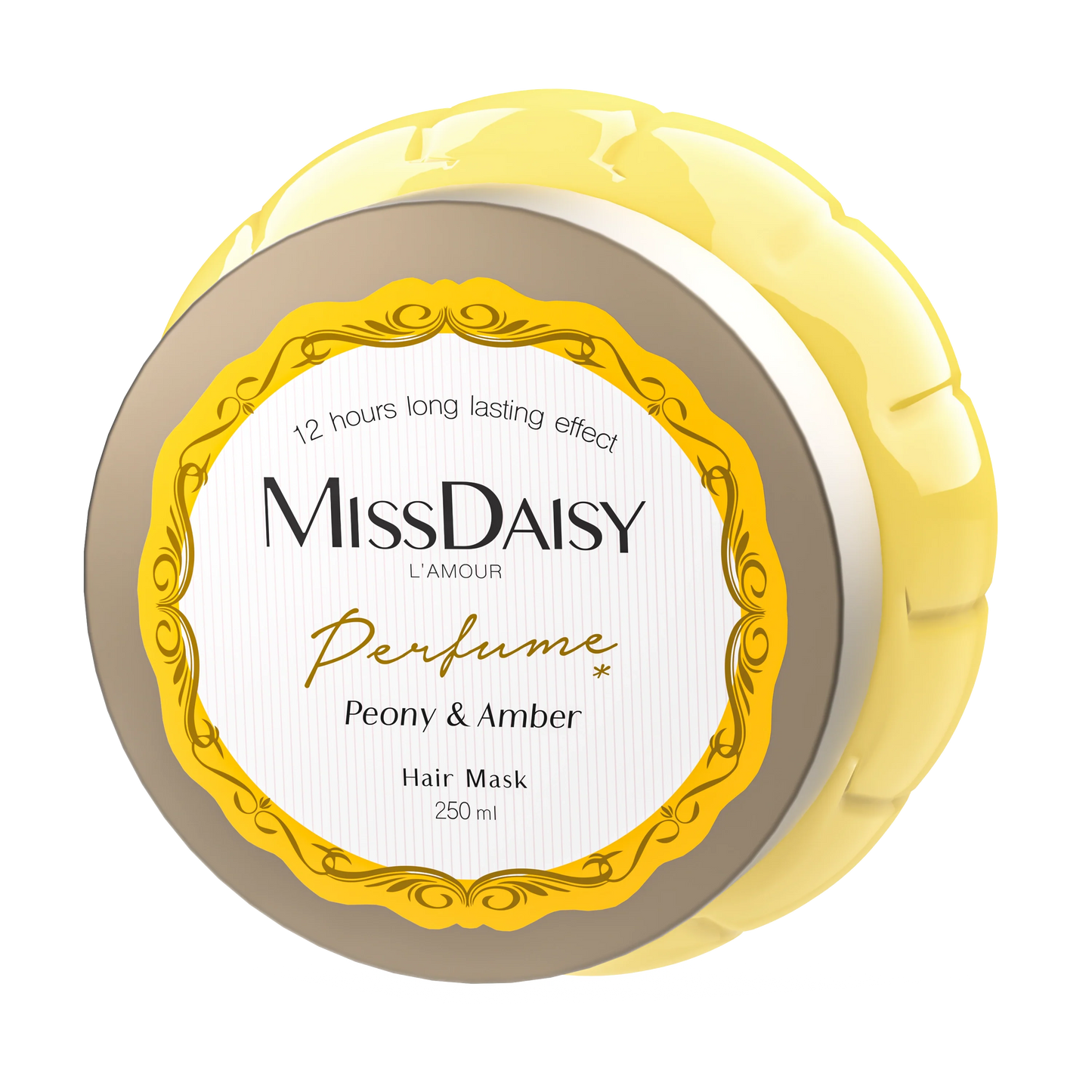Miss Daisy French Perfume Hair Mask | Peony & Amber | Hairmask Rambut Halus Mengkilap | Wangi Tahan Lama | Hit Protection Hair Mask | BPOM