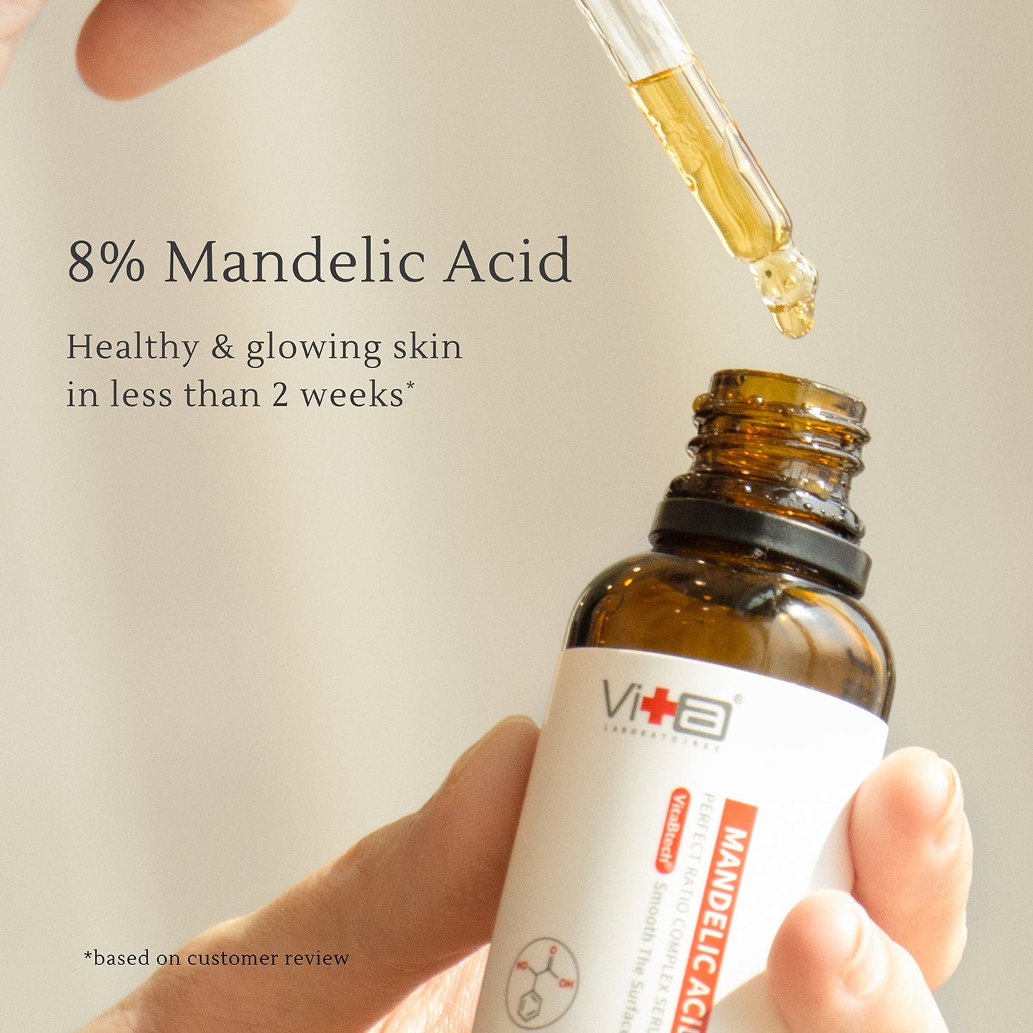 Mandelic Acid Perfect Ratio Complex Serum 30ml | Komedo | Pori-pori besar | Beruntusan | Chicken Skin | Bruntusan | Eksfoliasi | Kusam | Alcohol Free | Fragrance Free