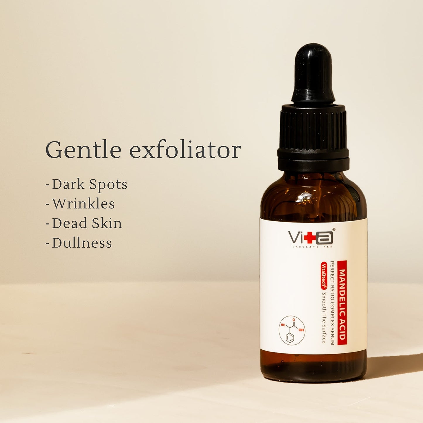 Mandelic Acid Perfect Ratio Complex Serum 30ml | Komedo | Pori-pori besar | Beruntusan | Chicken Skin | Bruntusan | Eksfoliasi | Kusam | Alcohol Free | Fragrance Free