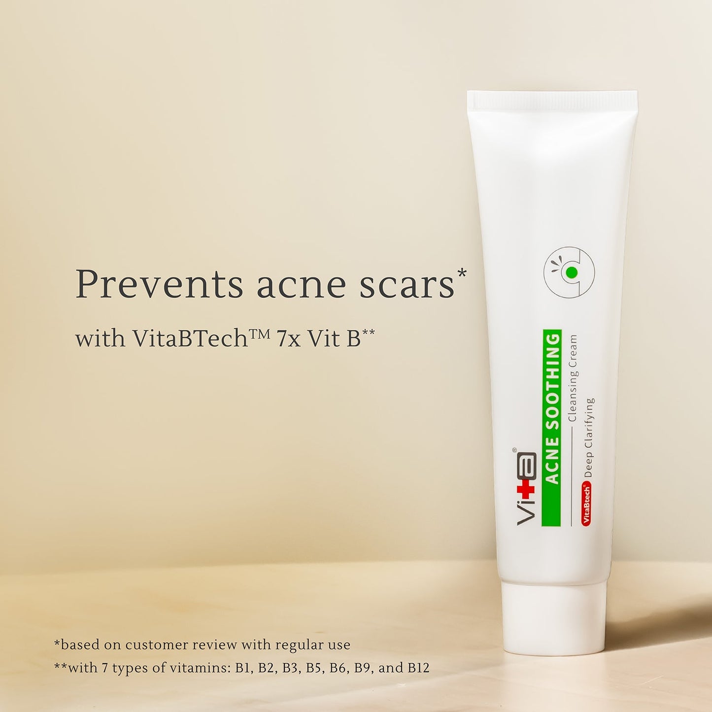 Acne Cleansing Cream 100g | Jerawat | Oily Skin | Kulit Sensitif | Alcohol Free | Fragrance Free | Facial Wash