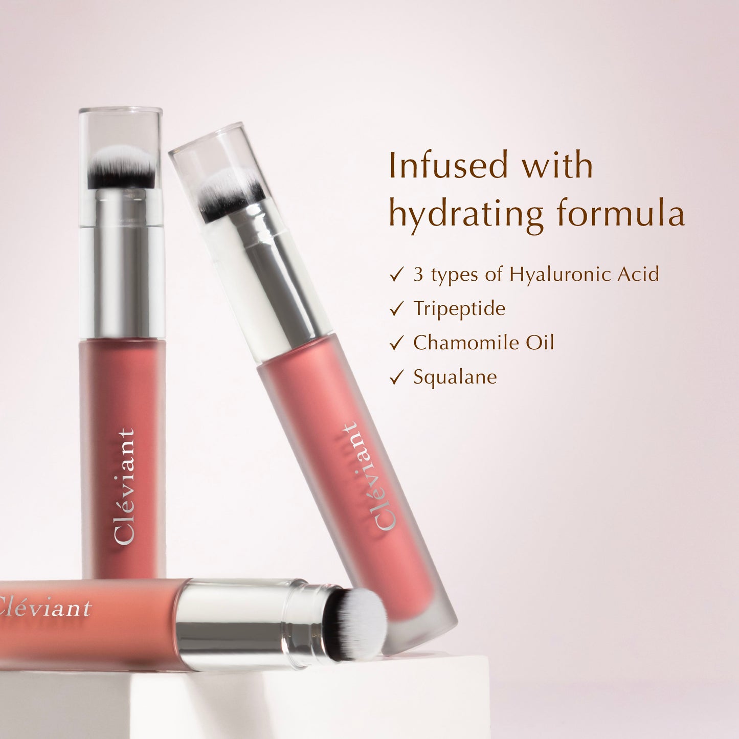 NEW Lasting Serum Flushed Blush | 2 in 1 Aplikator Brush | Blush On | Longlasting | Liquid Blush | Melembapkan | Fresh All Day | Dewy Finish
