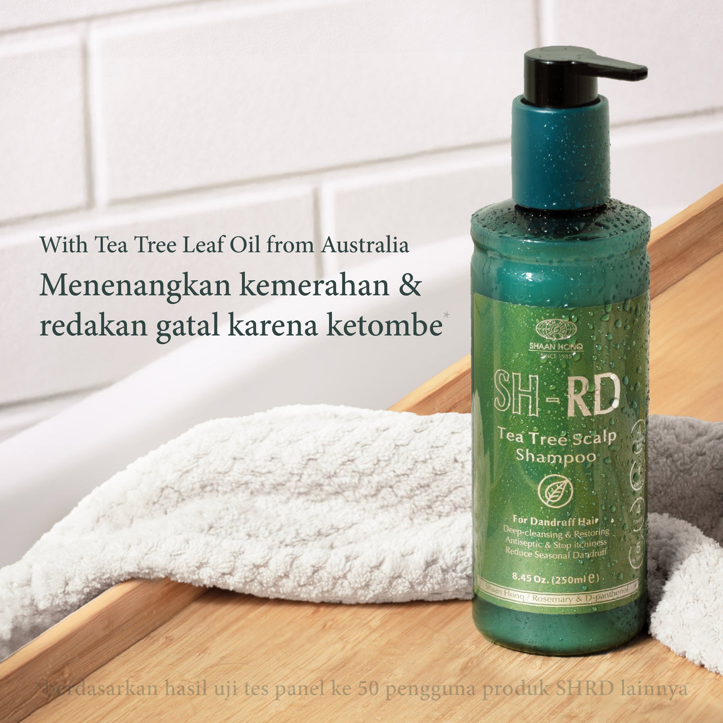 Tea Tree | shampoo anti ketombe | Perawatan Rambut | Gatal | Ketombe | Ketombe kering | Kering | Sensitive Scalp | Haircare