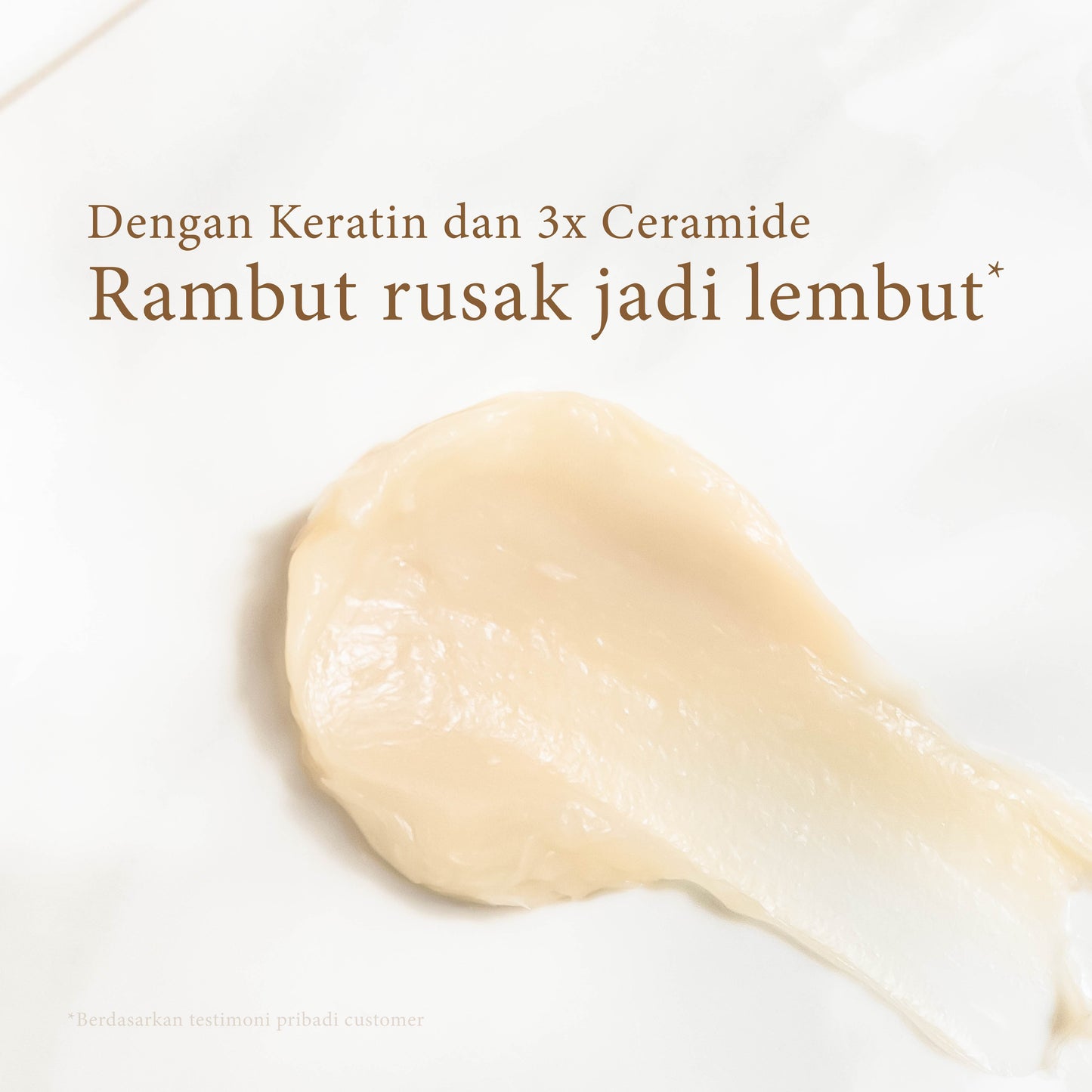 Miss Daisy French Perfume Hair Mask | Peony & Amber | Hairmask Rambut Halus Mengkilap | Wangi Tahan Lama | Hit Protection Hair Mask | BPOM