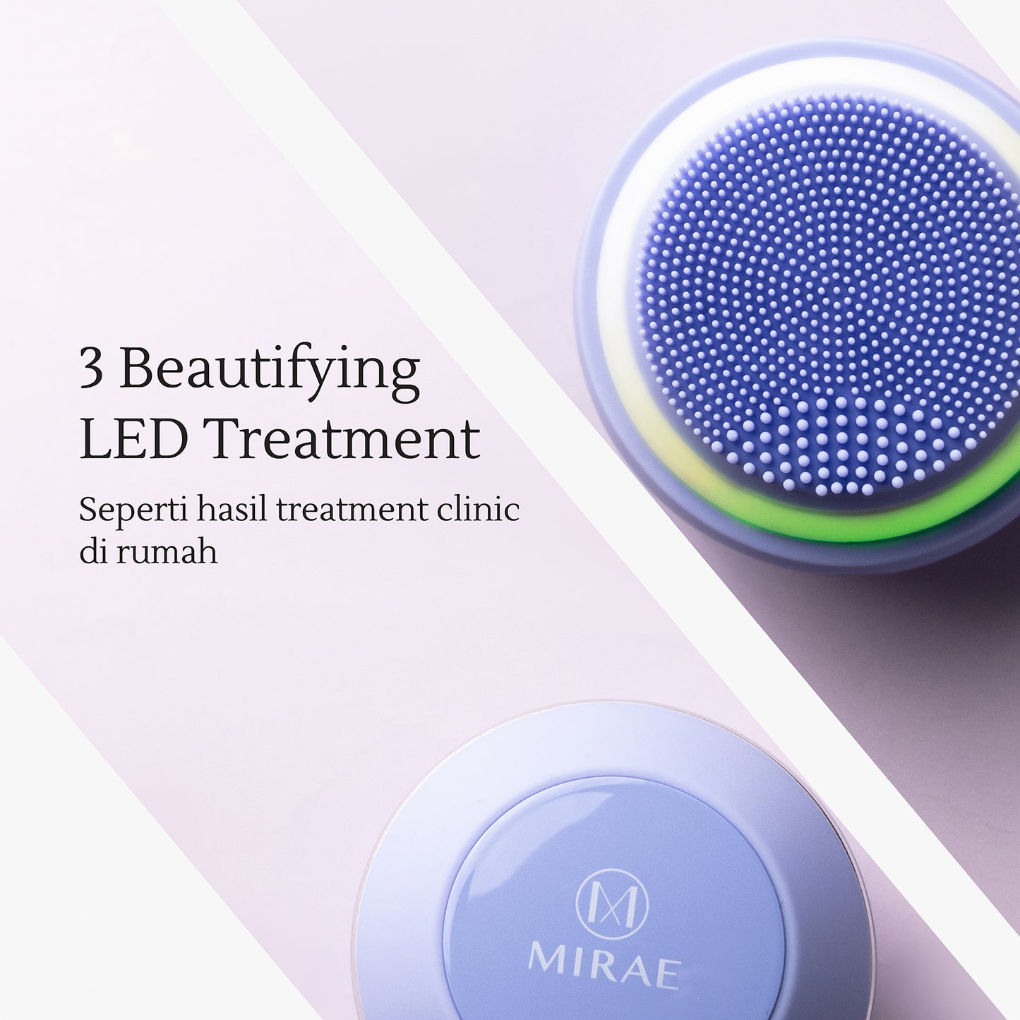 Facial Sonic Cleansing Device | Pembersih Wajah | Pembersih Wajah Elektrik | Jerawat | Kulit Kusam | Kulit Kendur | Komedo | Bekas Jerawat | Bruntusan | Deep Cleansing | Pembersih Wajah Silikon Tahan Air | Alat Pembersih Wajah