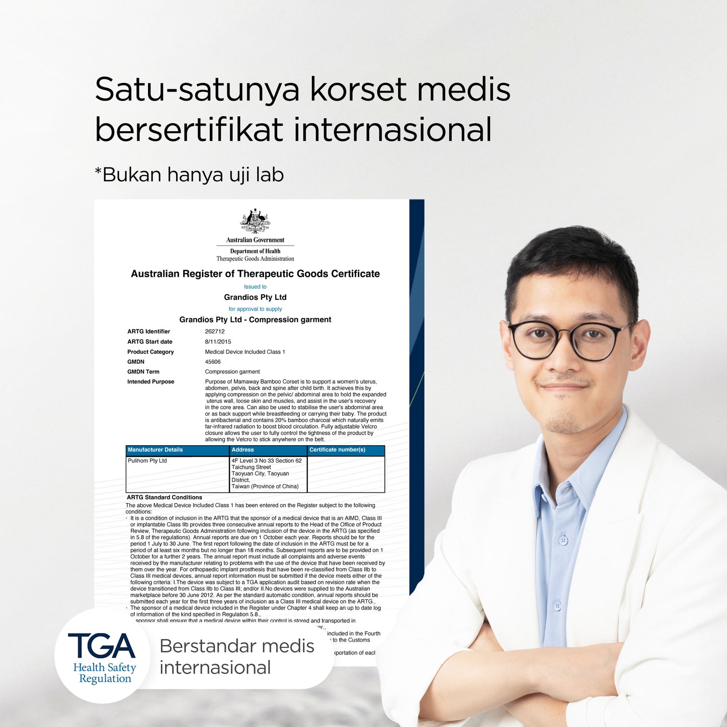Mamaway Korset Pasca Melahirkan Pelangsing / FAST SLIM Antibakteri & Aman untuk Caesar Nano Bamboo