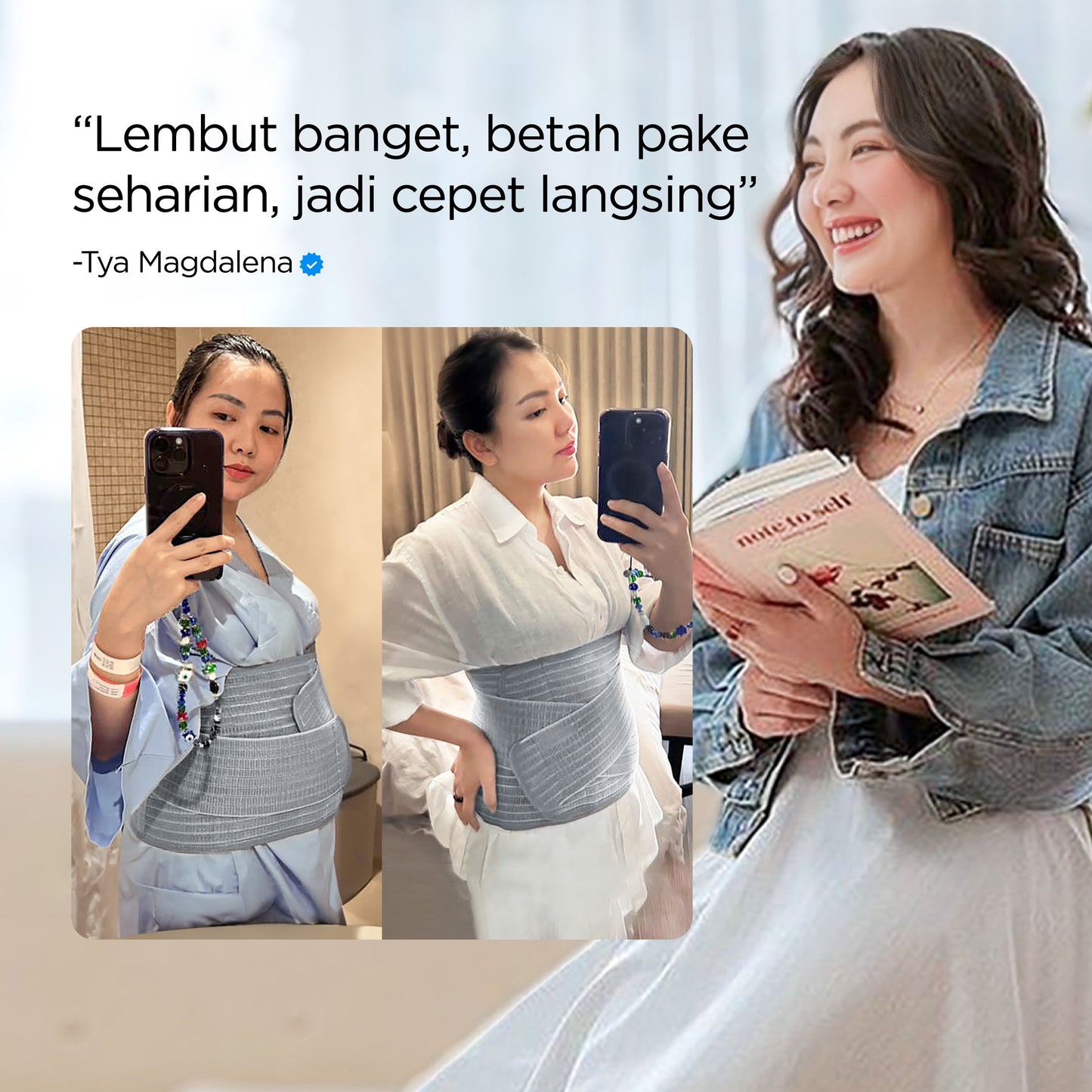 Mamaway Korset Pasca Melahirkan Pelangsing / FAST SLIM Antibakteri & Aman untuk Caesar Nano Bamboo