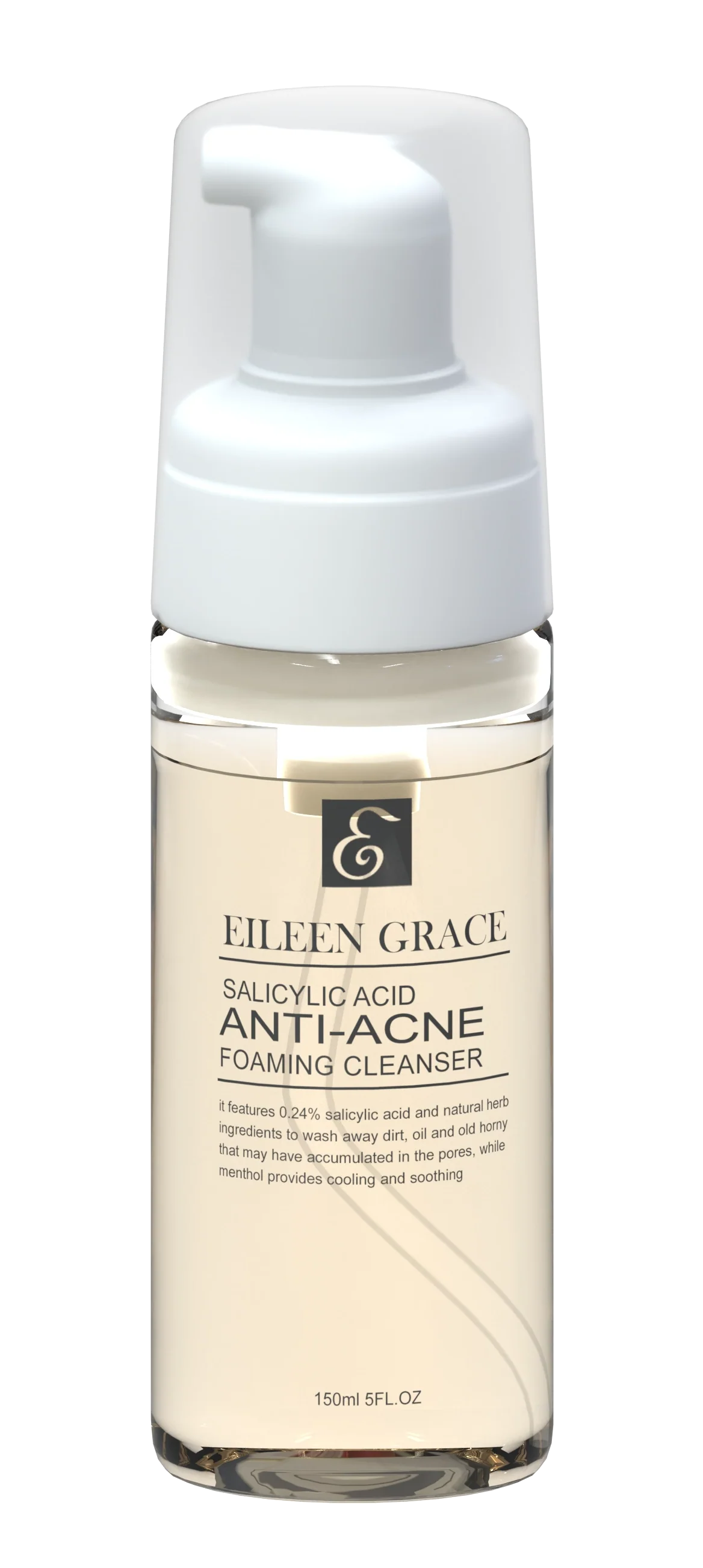 Salicylic Acid Anti-Acne Foaming Cleanser 150 ml | Face / Facial wash | Kulit berminyak sensitif | Komedo | Pori besar | Blackhead & Whitehead | Gentle exfoliation | Oil Control | Jerawat | Salicylic acid BHA | Tea tree