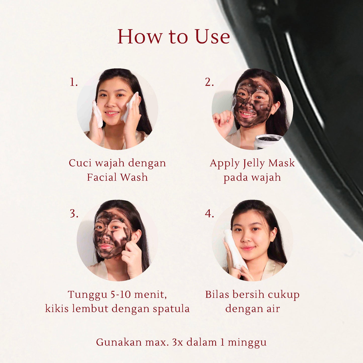 Deep-Cleansing Black Jelly Mask 300 ml + Salicylic Acid Anti-Acne Foaming Cleanser 150 ml