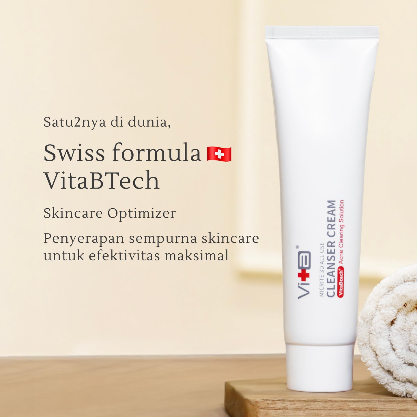 All Use Cleanser Cream 100gr | Kulit Kering & Sensitif | Kusam | Perkuat Skin Barrier | Alcohol Free | Fragrance Free | Sabun Cuci Muka | Gentle Facial Wash