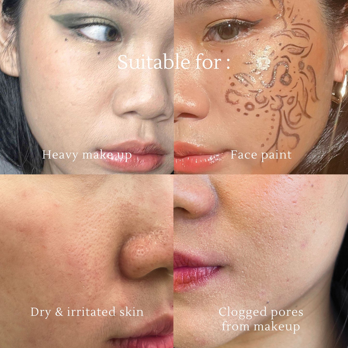 Face wash 3 in 1 Rose Cleansing Gel - 120 ml | Facial Wash | Pembersih makeup waterproof tanpa residu | Kulit sensitif | Kuilt kering | Jerawat | Melembapkan | Moisturizing | Calming & Soothing | Hyaluronic acid