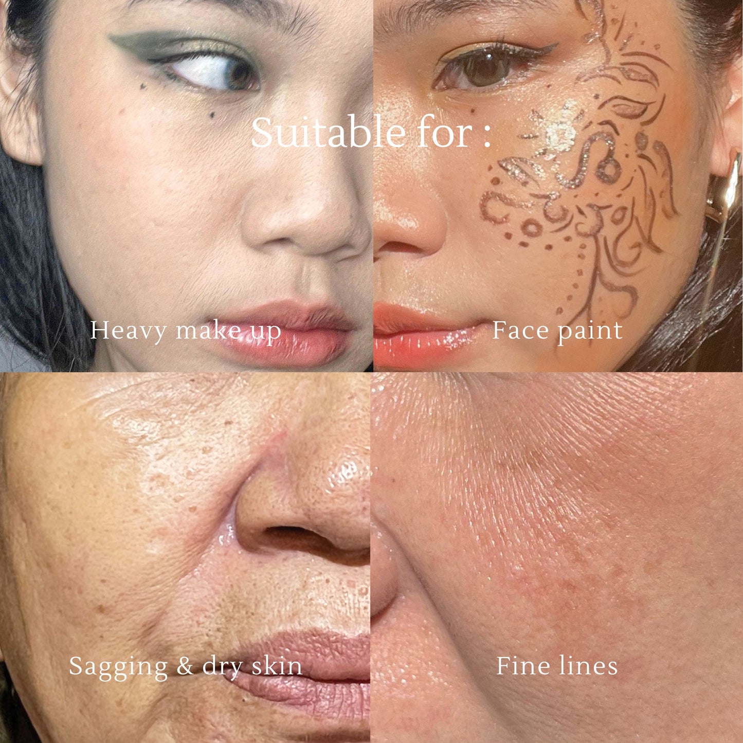 Face wash 3 in 1 Green Tea Cleansing Gel - 120 ml | Facial Wash | Pembersih makeup waterproof tanpa residu | Kulit kering sensitif | Kerutan | Garis halus | Muka tirus | Kulit kendur | Firming effect | Niacinamide | Glutathione | Vitam