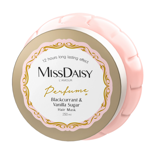 Miss Daisy French Perfume Hair Mask | Blackcurrant & Vanilla Sugar  | Hairmask Rambut Halus Mengkilap | Wangi Tahan Lama | Hit Protection Hair Mask | BPOM