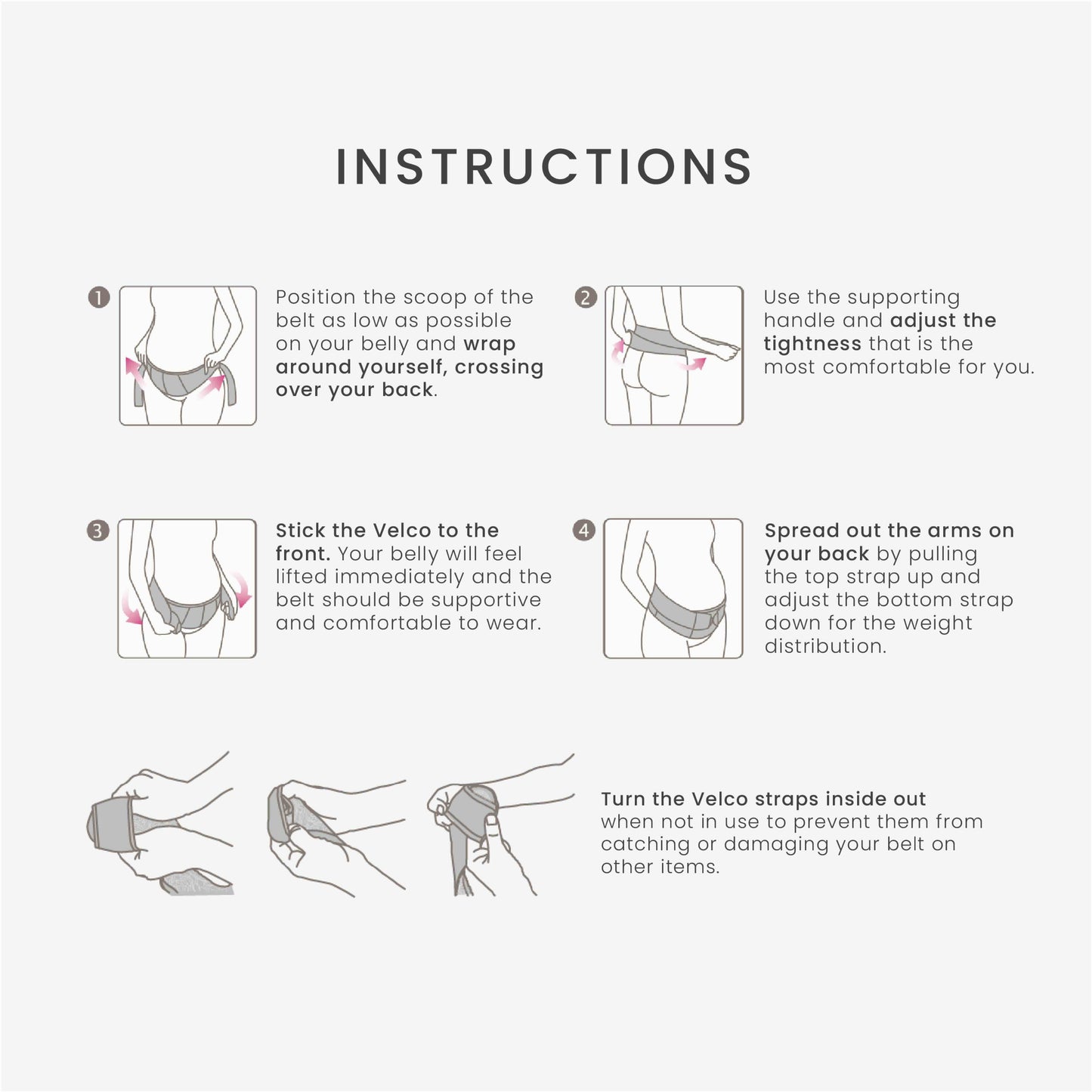 Ergonomic Belt / SERTIFIKASI AMAN Bye Sakit Punggung / Korset Hamil Penyangga Perut Ergonomic / Standar Medis