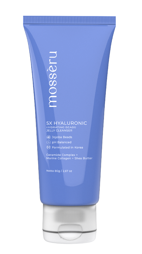 Facial Wash 5X Hyaluronic Hydrating Beads Jelly Cleanser | Jojoba Beads | 5X Hyaluronic Acid | Sabun Muka | Pembersih Jerawat | Shea Butter | Sabun Muka | Pembersih Jerawat