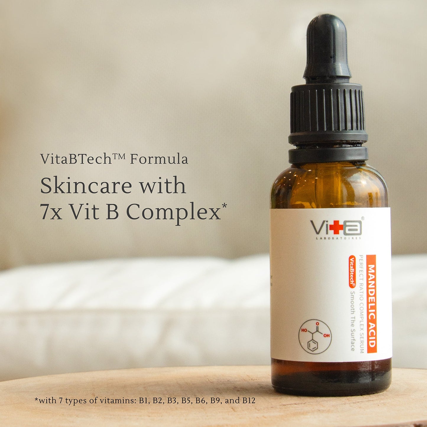 Mandelic Acid Perfect Ratio Complex Serum 30ml | Komedo | Pori-pori besar | Beruntusan | Chicken Skin | Bruntusan | Eksfoliasi | Kusam | Alcohol Free | Fragrance Free
