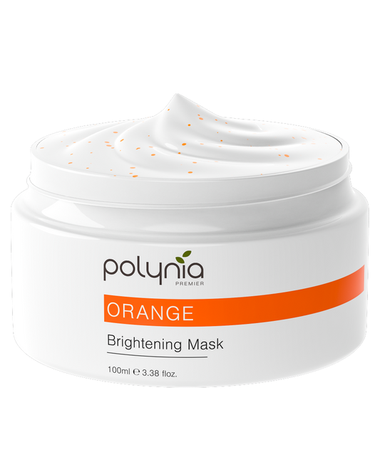 Orange Brightening Mask - Memudarkan Bekas Jerawat | Masker Vitamin C  | Rawat Jerawat | Melembabkan Wajah | BPOM