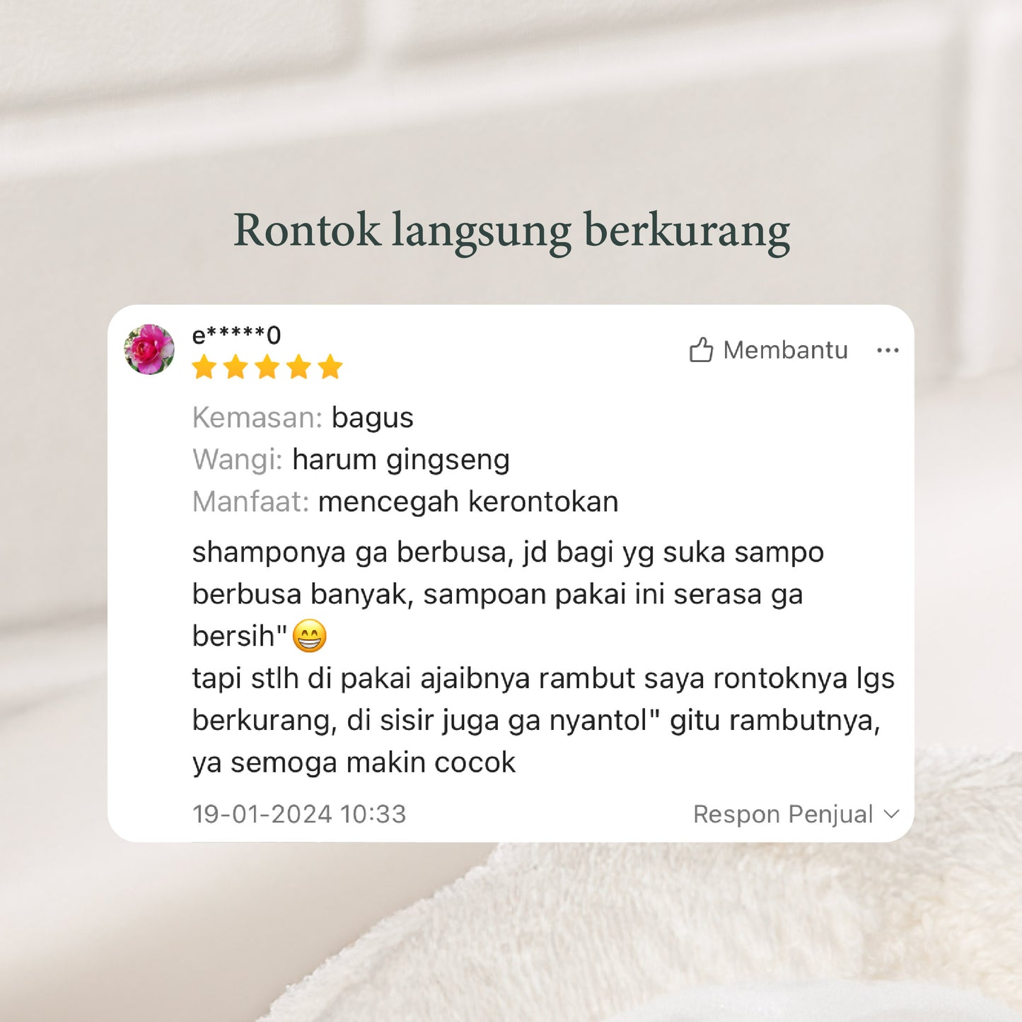 SHRD Bundle | Paket Atasi Rambut Rontok dan Patah | Red Ginseng Shampoo | Hair Essence | Protein Cream | Sisir Anti Kusut | Tipis | Rontok | Kusut | Patah