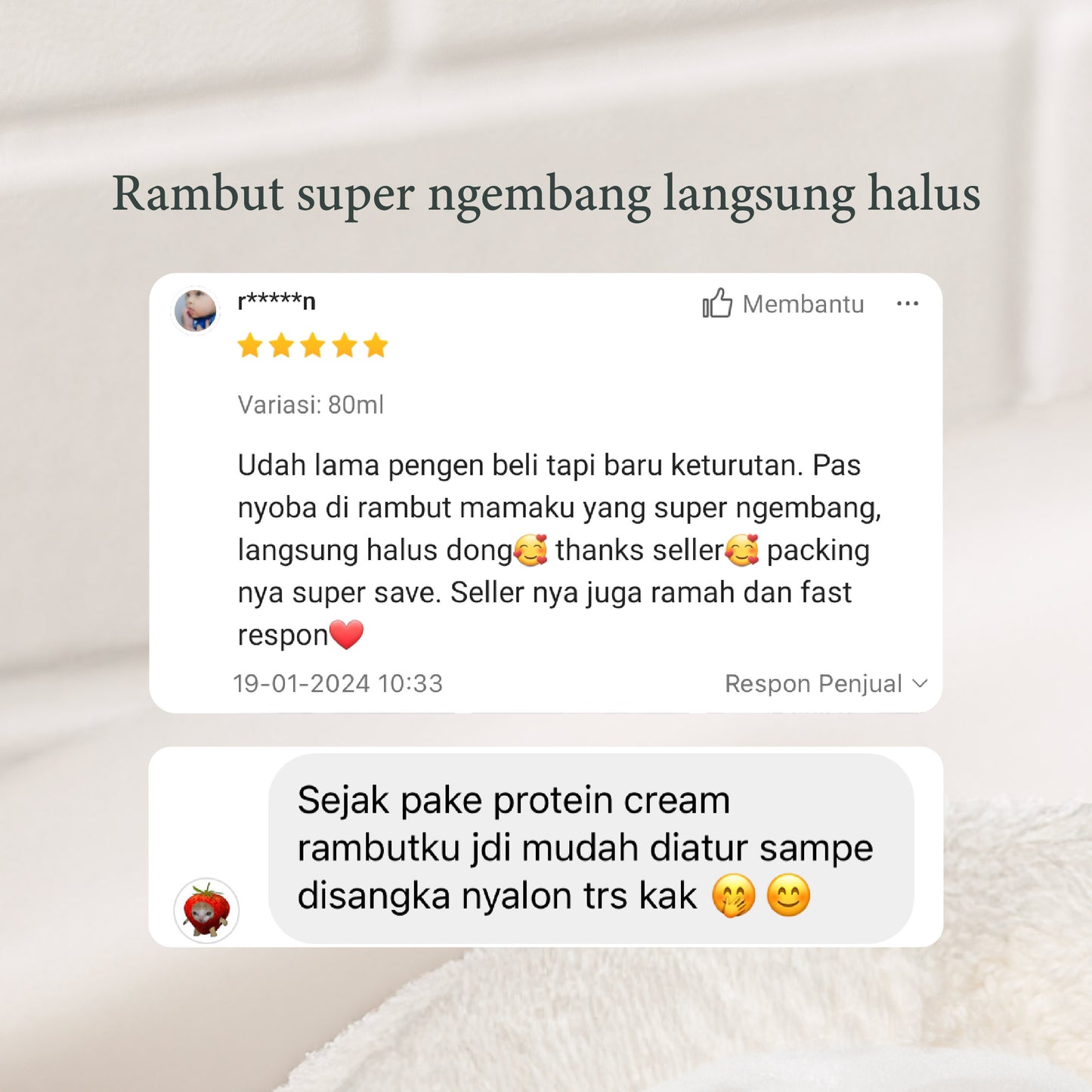 SHRD Bundle | Paket Atasi Rambut Rontok dan Patah | Red Ginseng Shampoo | Hair Essence | Protein Cream | Sisir Anti Kusut | Tipis | Rontok | Kusut | Patah