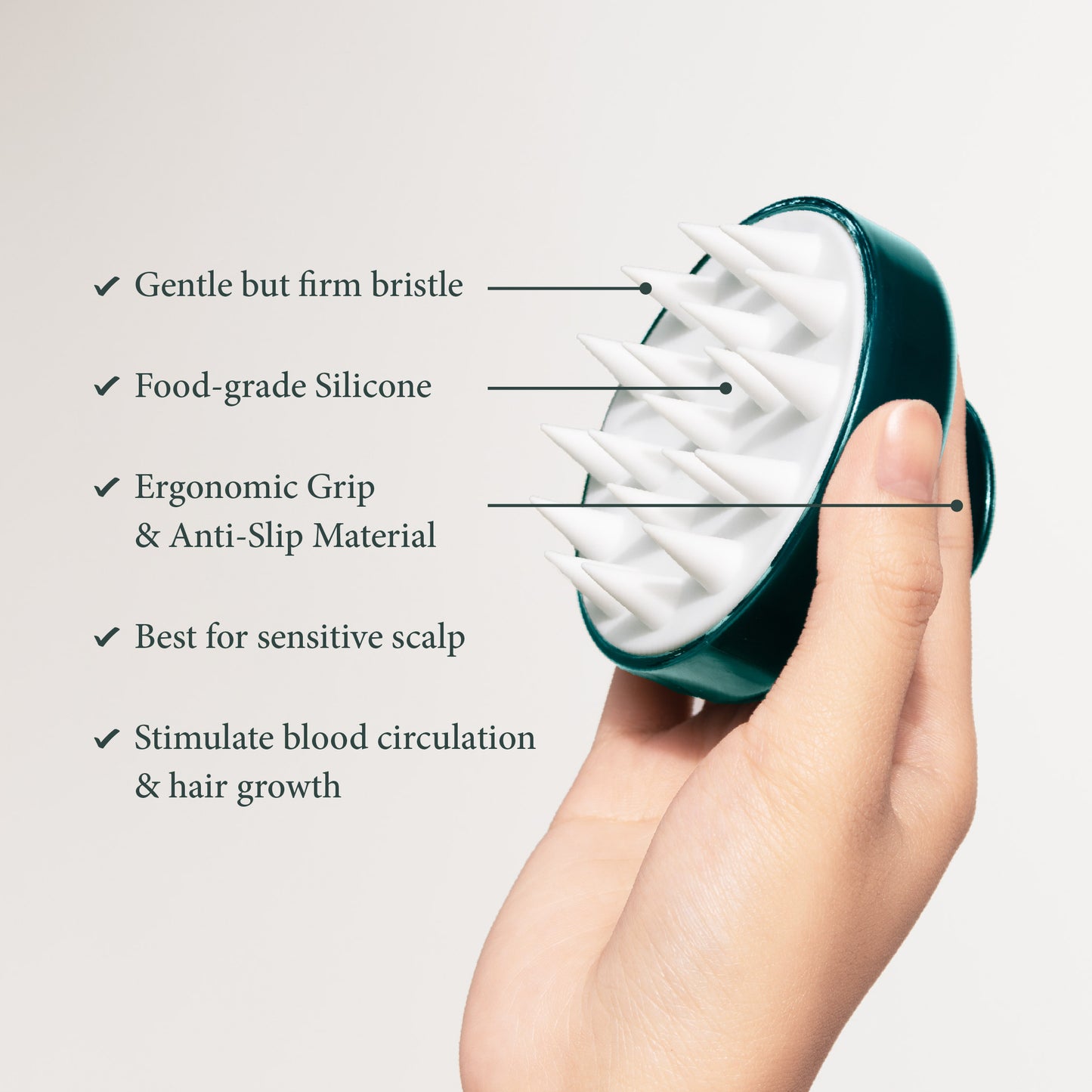 Scalp Comb | Stimulasi Pertumbuhan Rambut & Scalp Relaxation Massager for Hair Growth