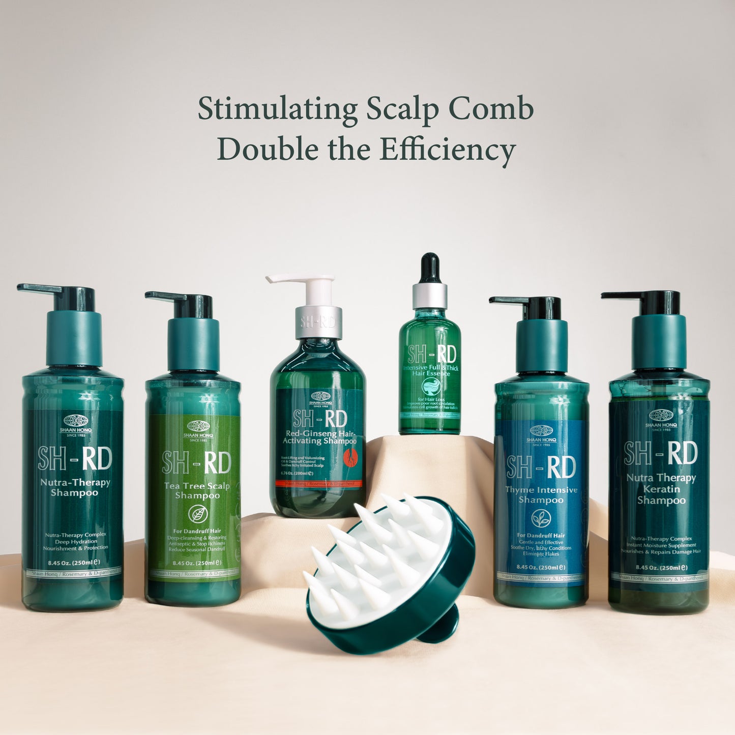 Scalp Comb | Stimulasi Pertumbuhan Rambut & Scalp Relaxation Massager for Hair Growth