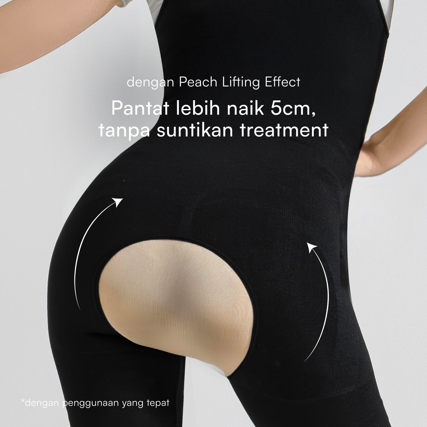 Bodyshaper with Slimming Pants / 2x LEBIH CEPAT LANGSING / Shapewear (Tanpa Tulang & Kawat) / Anti Gatal Ruam