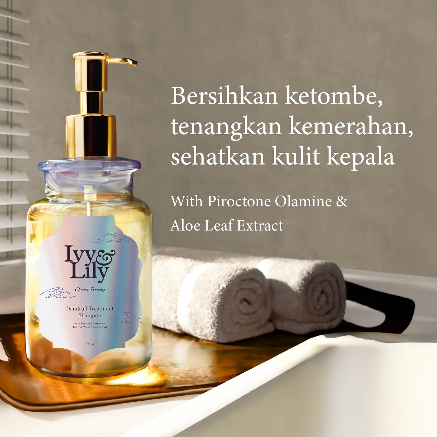 Ocean Breeze Dandruff Treatment Shampoo | Perawatan Rambut | Gatal | Ketombe Basah | Ketombe kering | Kering | Sensitive Scalp | Haircare