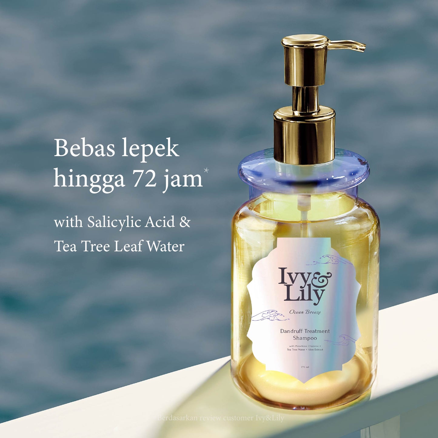Ocean Breeze Dandruff Treatment Shampoo | Perawatan Rambut | Gatal | Ketombe Basah | Ketombe kering | Kering | Sensitive Scalp | Haircare
