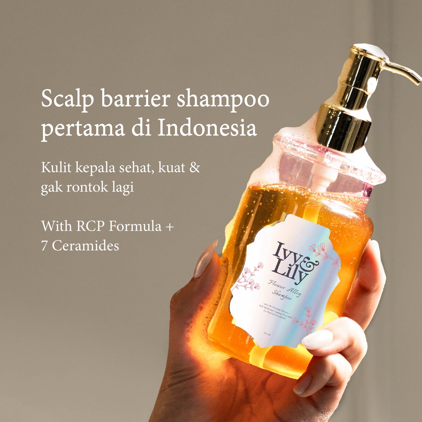 Flower Alley SLS-free Hairfall Shampoo | Perawatan Rambut Rontok | Penumbuh Rambut | Cegah Rontok