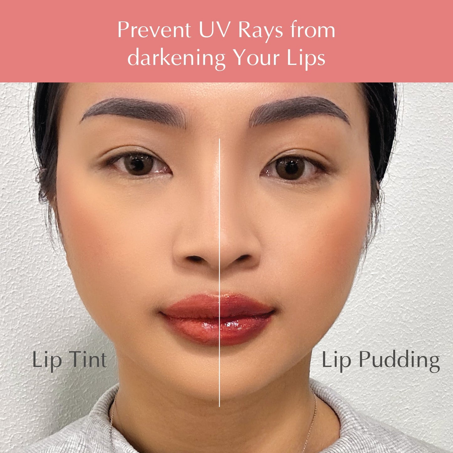 Coral Peach Juicy Lip Pudding - Tinted Balm | UV Filters Protector | Melembabkan bibir Seharian