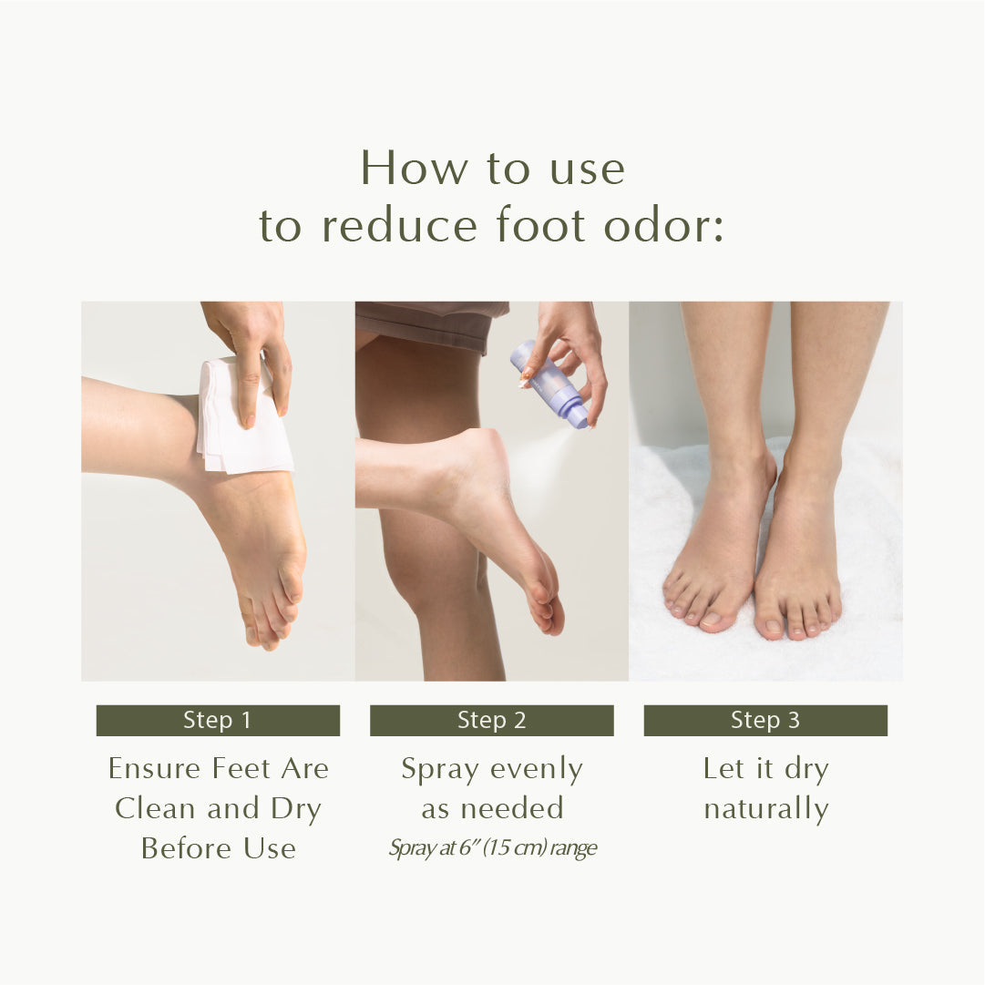 Cooling Foot Spray 50ml | Refreshing Foot Spray | Penghilang Bau Kaki
