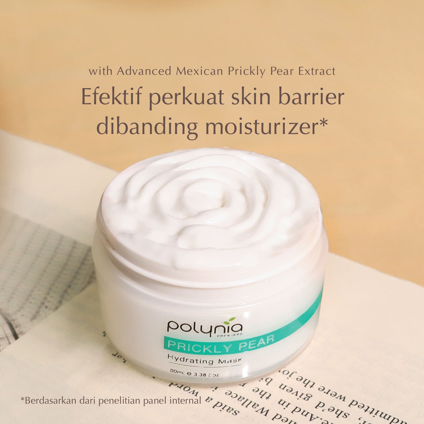 Prickly Pear Hydrating Face Mask | Nutrisi kulit & Memperkuat Skin Barrier | Jaga kelembapan kulit | BPOM